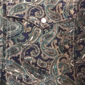 Roper Shirts - Men’ Roper paisley western shirt. Roper Shirts - Men’ Roper paisley western shirt.